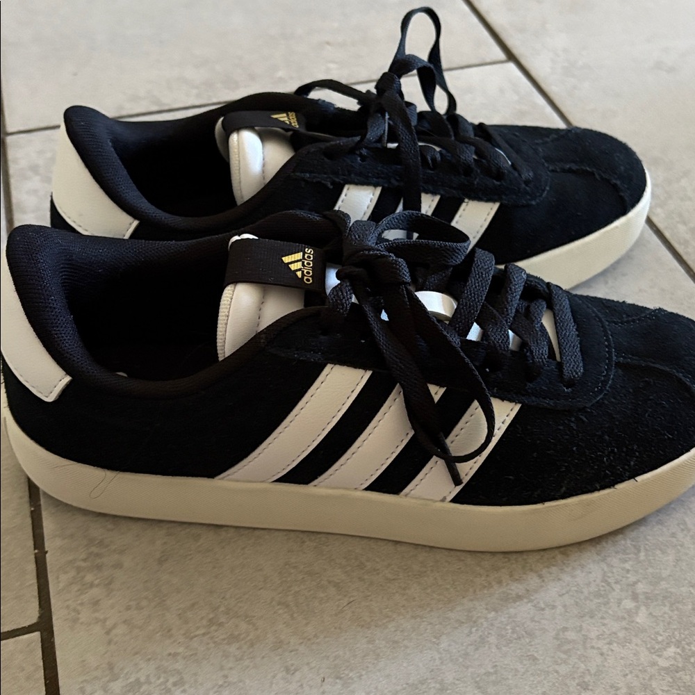 Adidas VL Court Black and White Sneakers